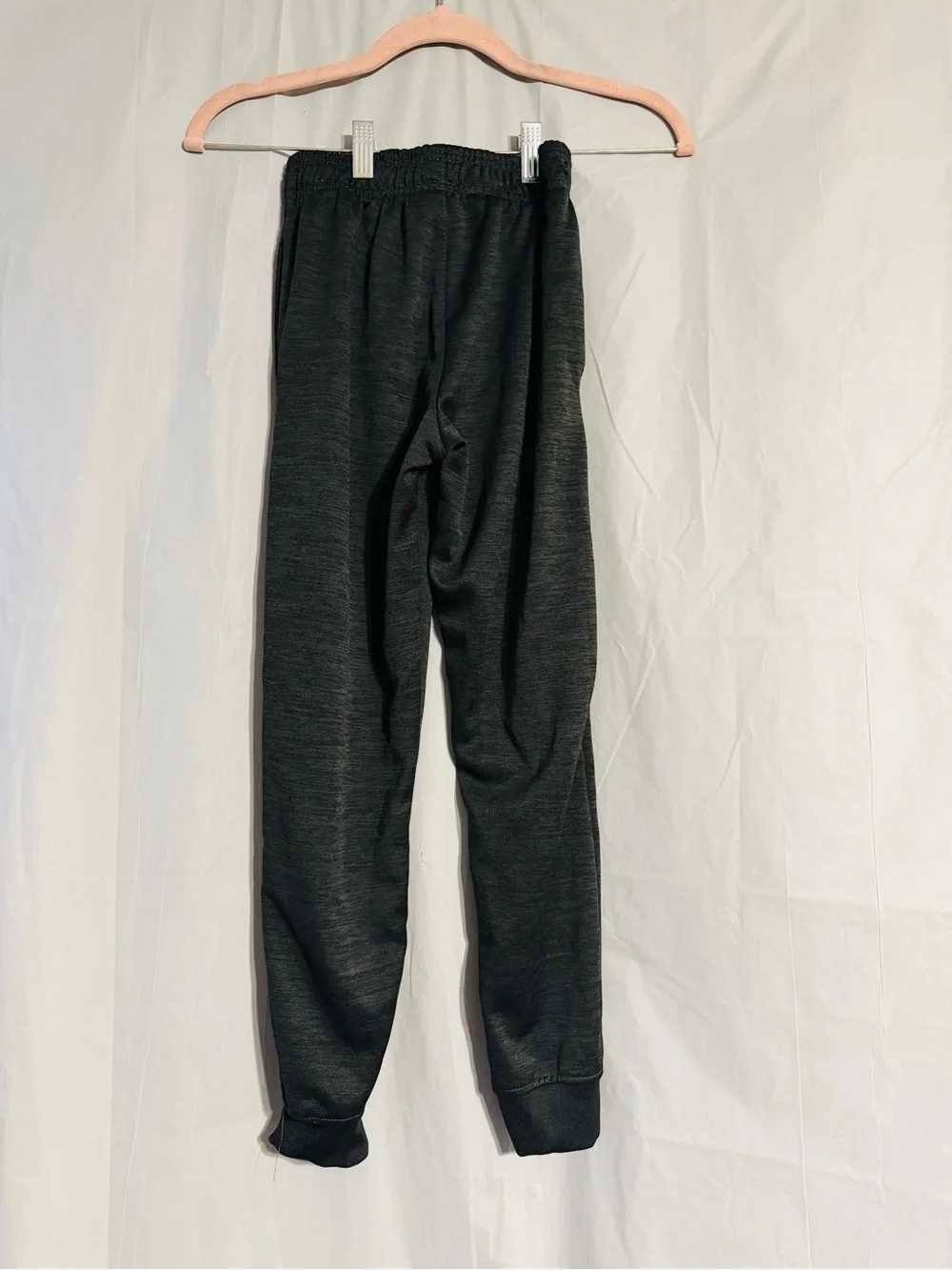 NBA Boys Jogger Sweatpants Size 10-12 Black Charcoal Basketball Logo